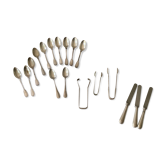 Silver metal cutlery lot