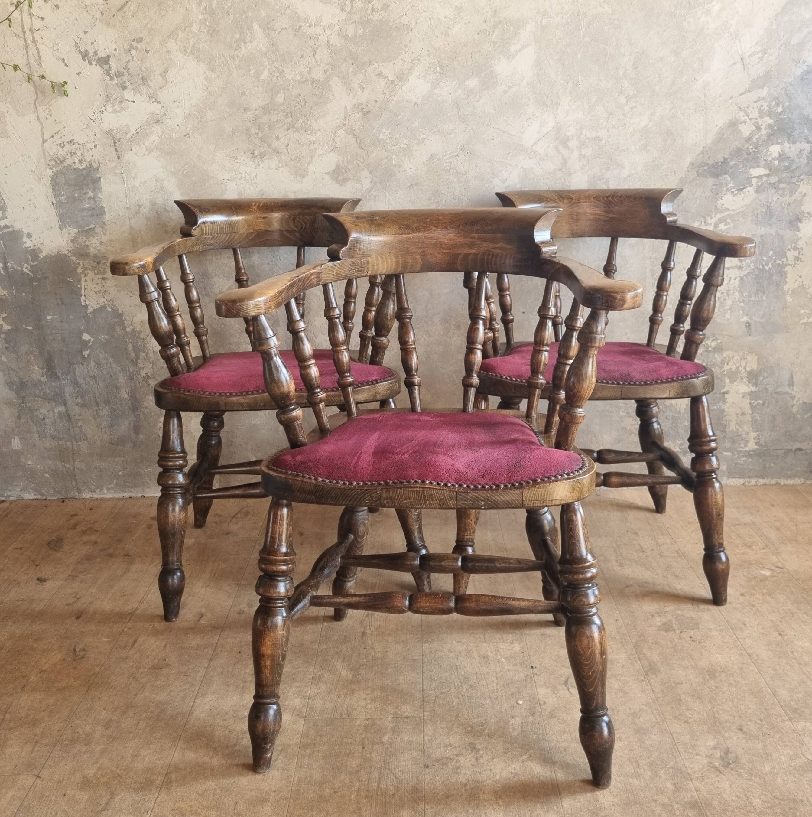 Windsor style armchair