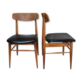 Paire de chaise scandinave