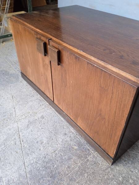 Vintage low sideboard chest of drawers TV design 1960/70s