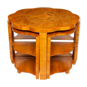Tables gigognes Art Deco, par Harry & Lou Epstein