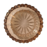 Pink molded glass ashtray