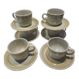 Sarreguemines coffee cups
