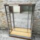 Chrome and wood metal showcase