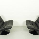 Set of 2 Vintage Dutch design F978 swivel chairs by Geoffrey Harcourt for A