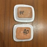 Set of 2 Robert Picault ceramic pocket trays
