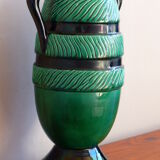 Vase ceramic glazed St. Clement by Blanche Letalle.