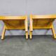 Set of three flower stands, 1970s