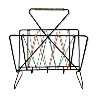 Porte-revues vintage scoubidou
