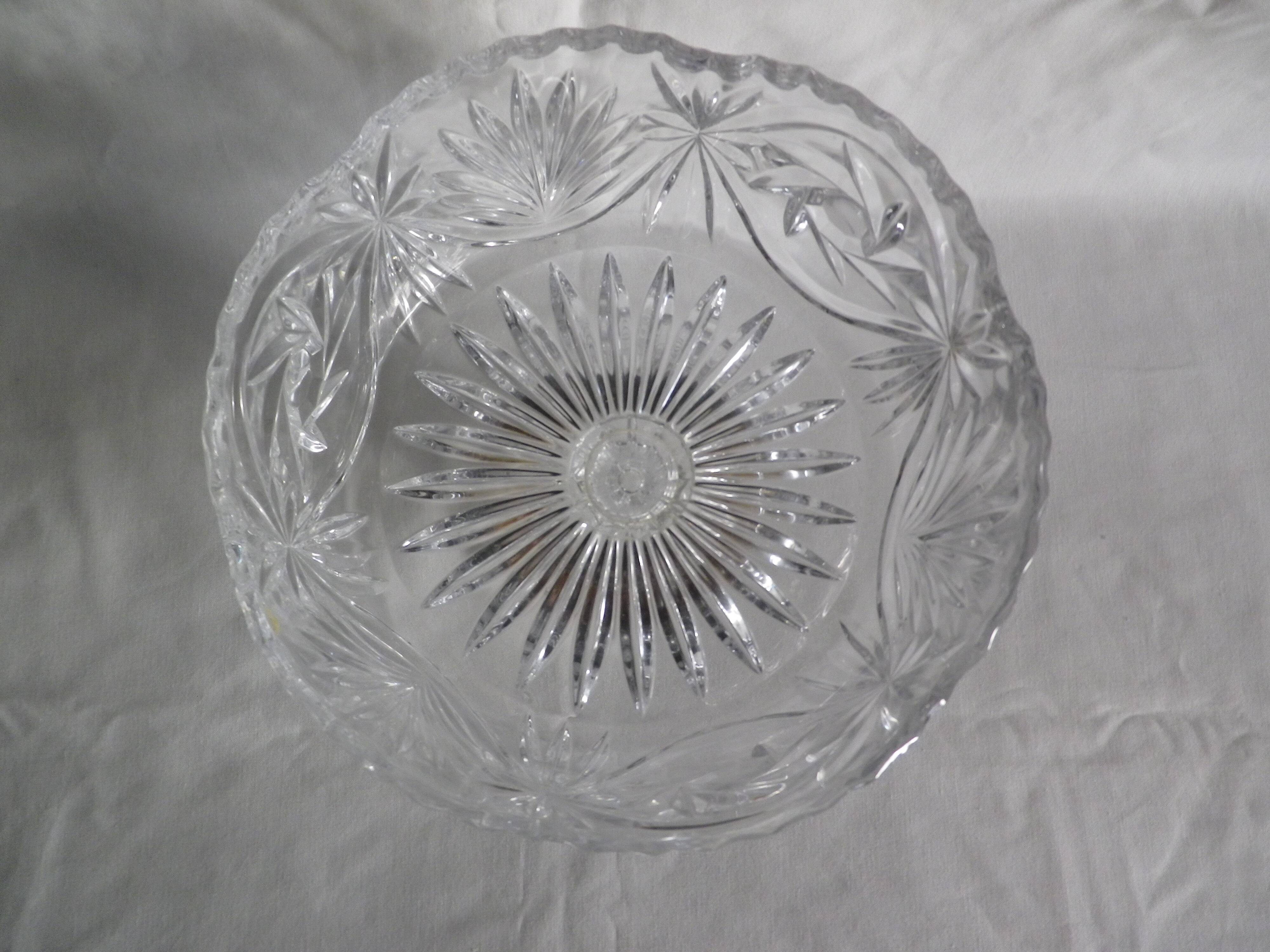 crystal fruit bowl