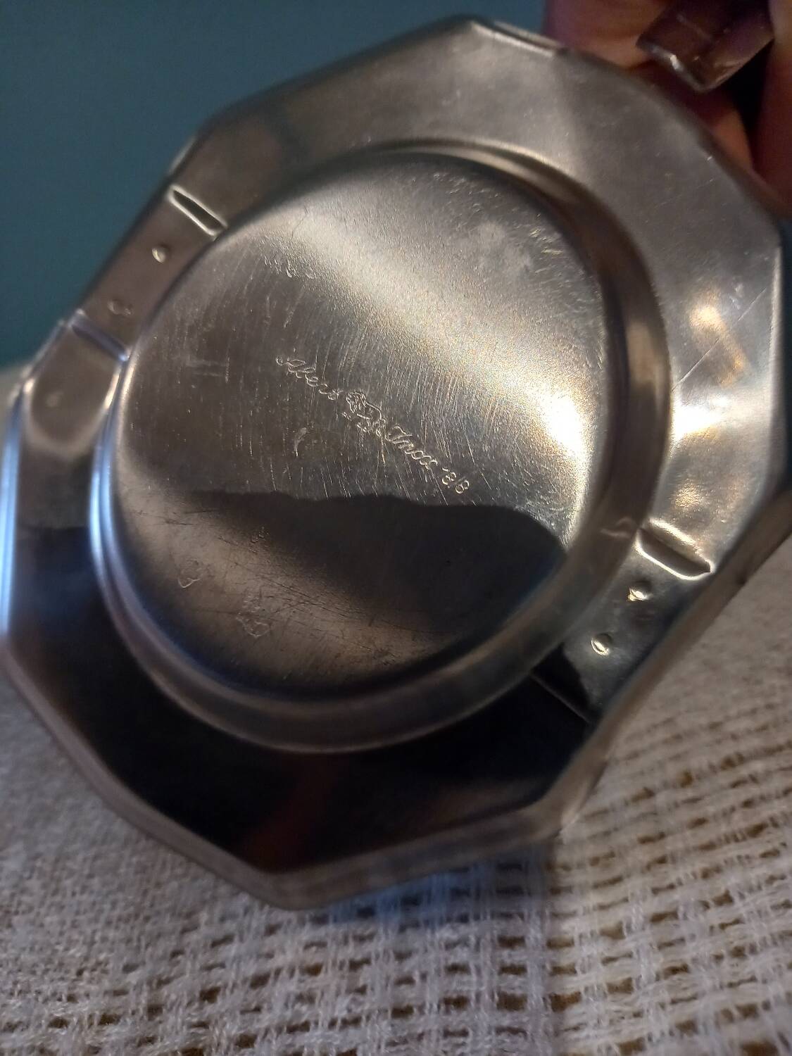 18/8 stainless steel sugar bowl