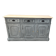 Grey patina furniture with three doors and three drawers