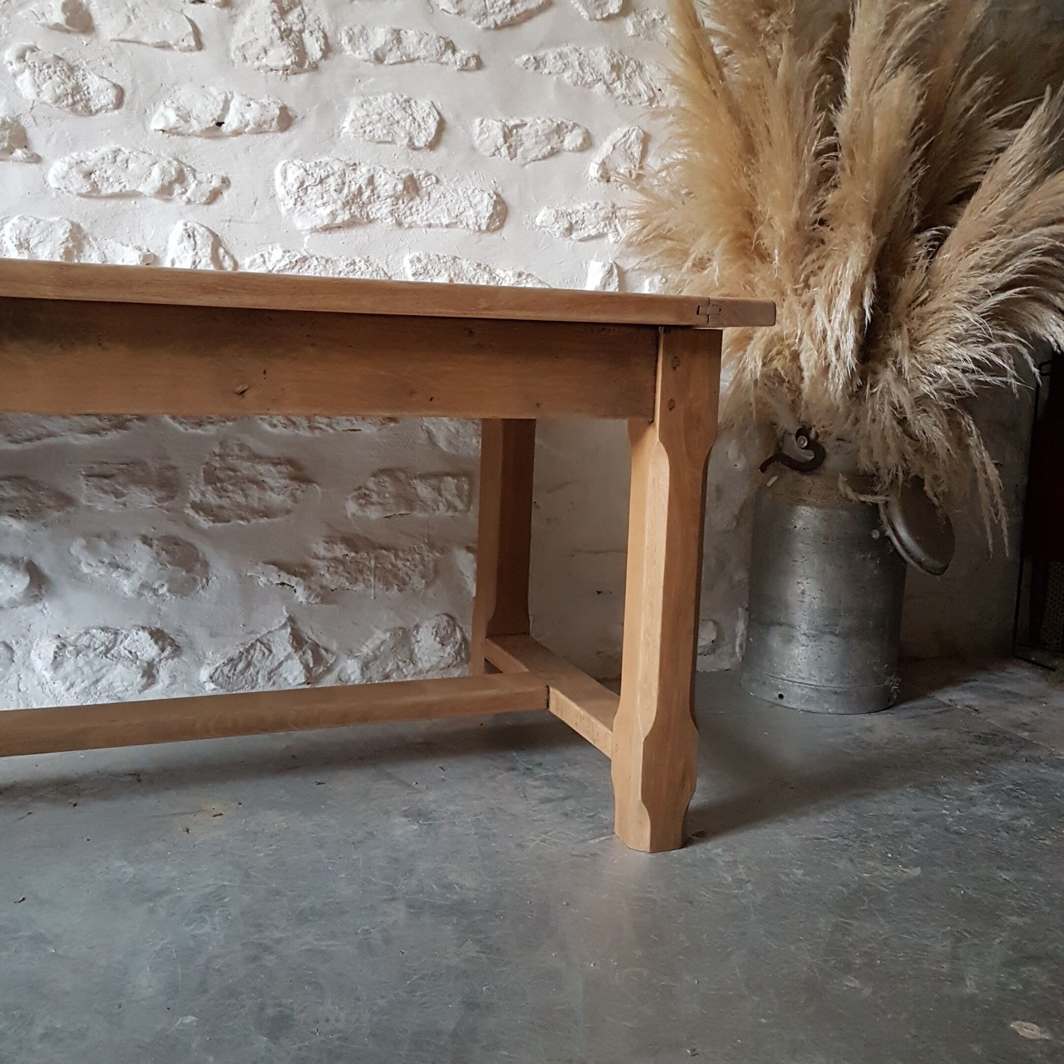 Restored farm table