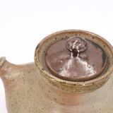 Large stoneware teapot by Pierre Digan, La Borne 1960s