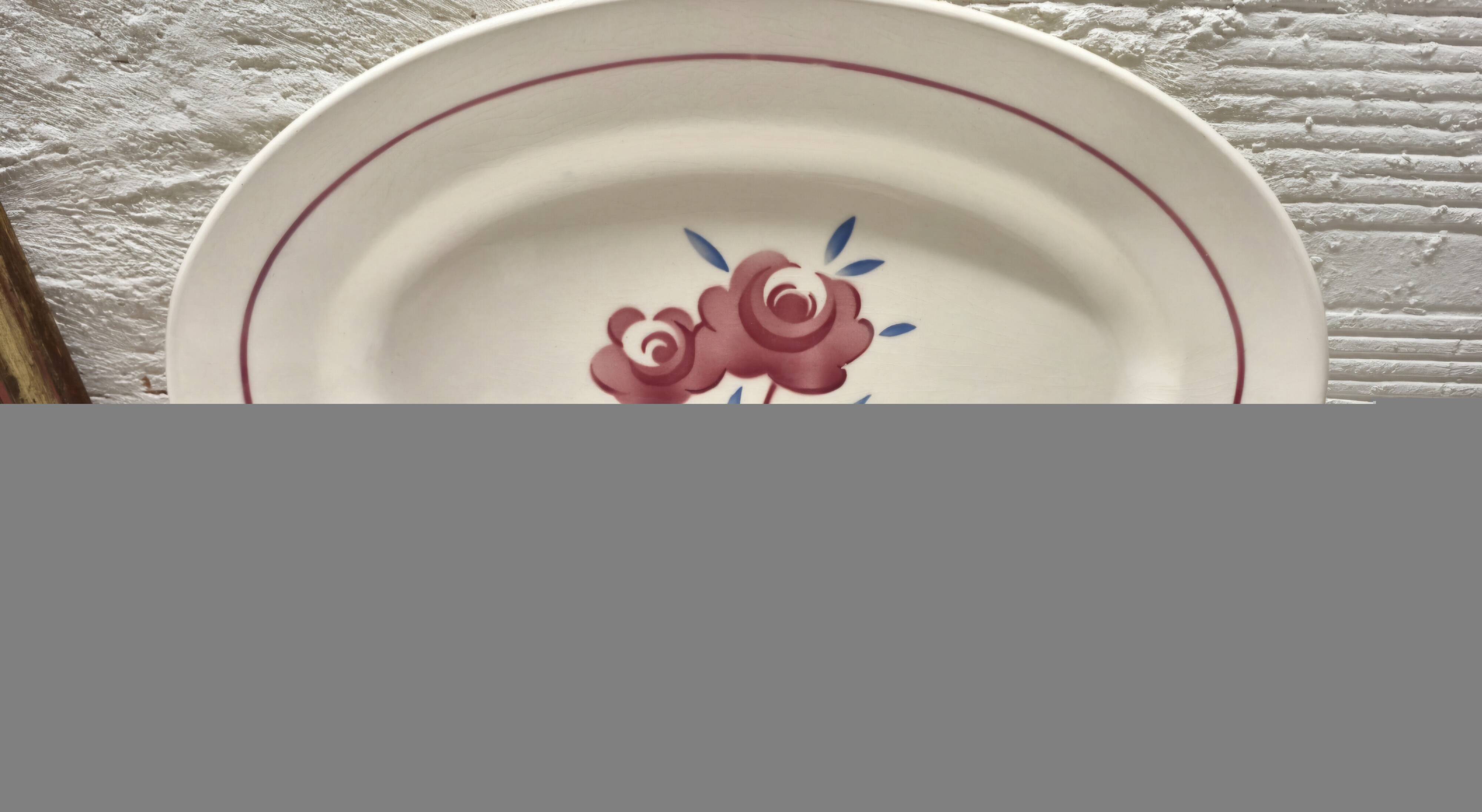 Badonvillers oval dish