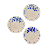 Blue Digoin Sarreguemines Plates