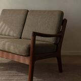 Vintage Senator Two-Seater Sofa by Ole Wanscher for Cado Danish Teak 1960s