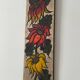 Vintage Vallauris ceramic painting "La Grange"