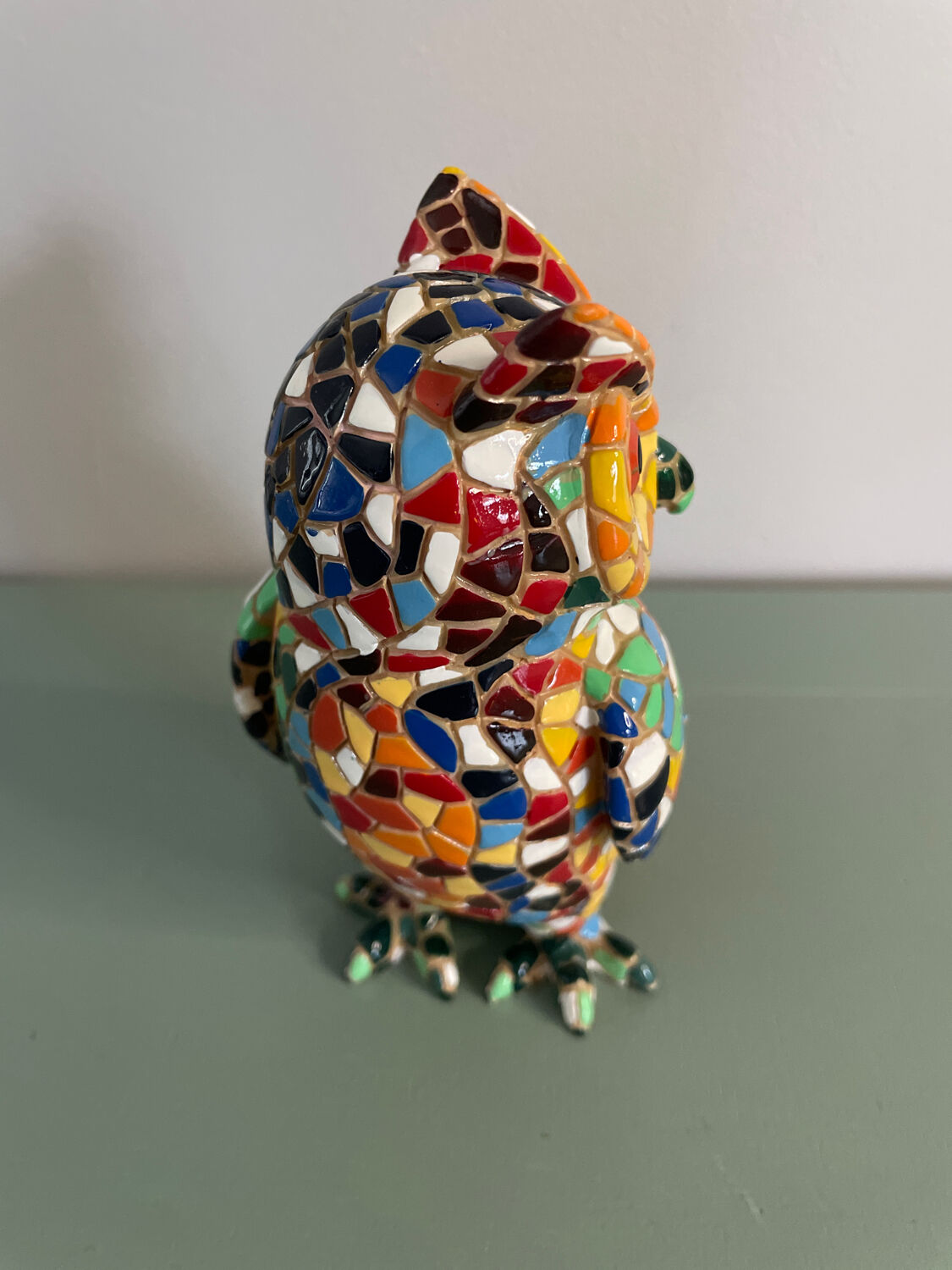 Chouette de collection en mosaïque Barcino