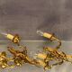 Pair of Louis XV style gilded bronze sconces