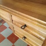 Solid walnut graduated desk