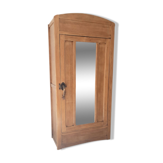 Armoire bonnetière 1 porte miroir