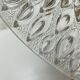 Vintage suspension in moulded pressed glass