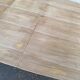 Renovated Scandinavian extendable dining table in teak and veneer from 1980.