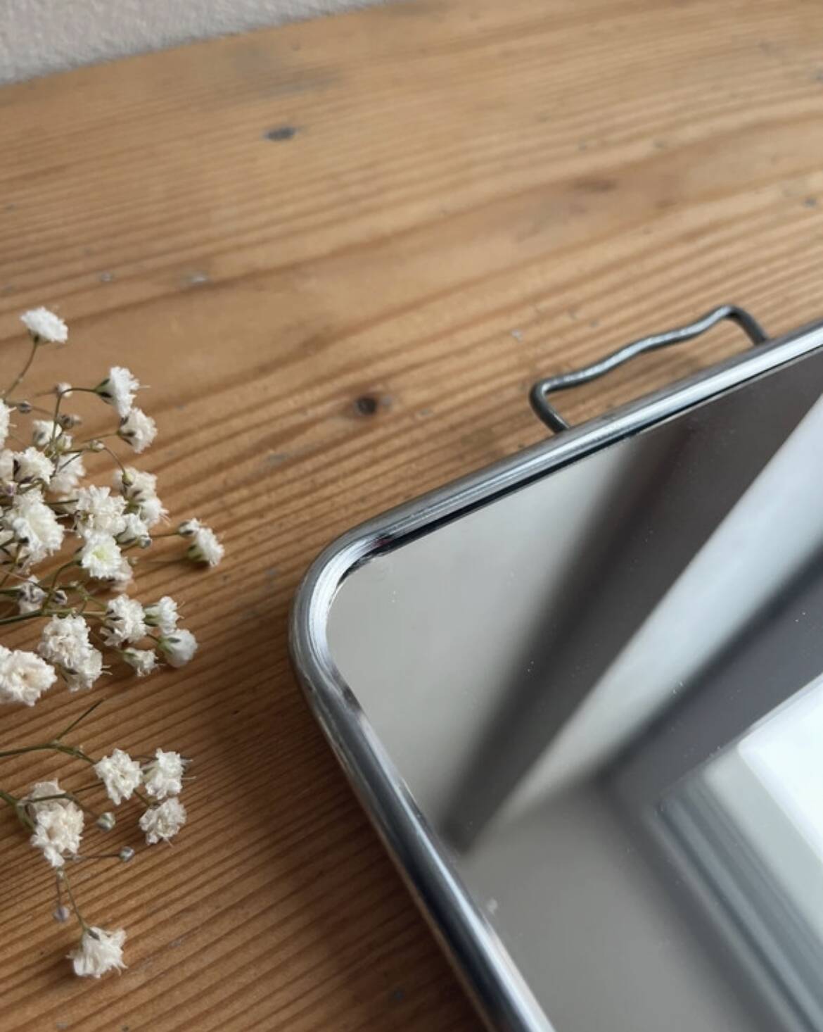 Vintage barber mirror