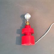 Lampe en bois moderniste 1940/1950.