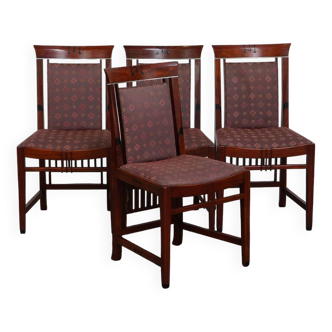 Set of four luxury Schuitema dining chairs from the Decoforma series