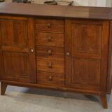 Oak buffet reconstruction by René Gabriel 1940s