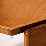 Beech dining set by Bruno Rey for Kusch & Co., Set of 7