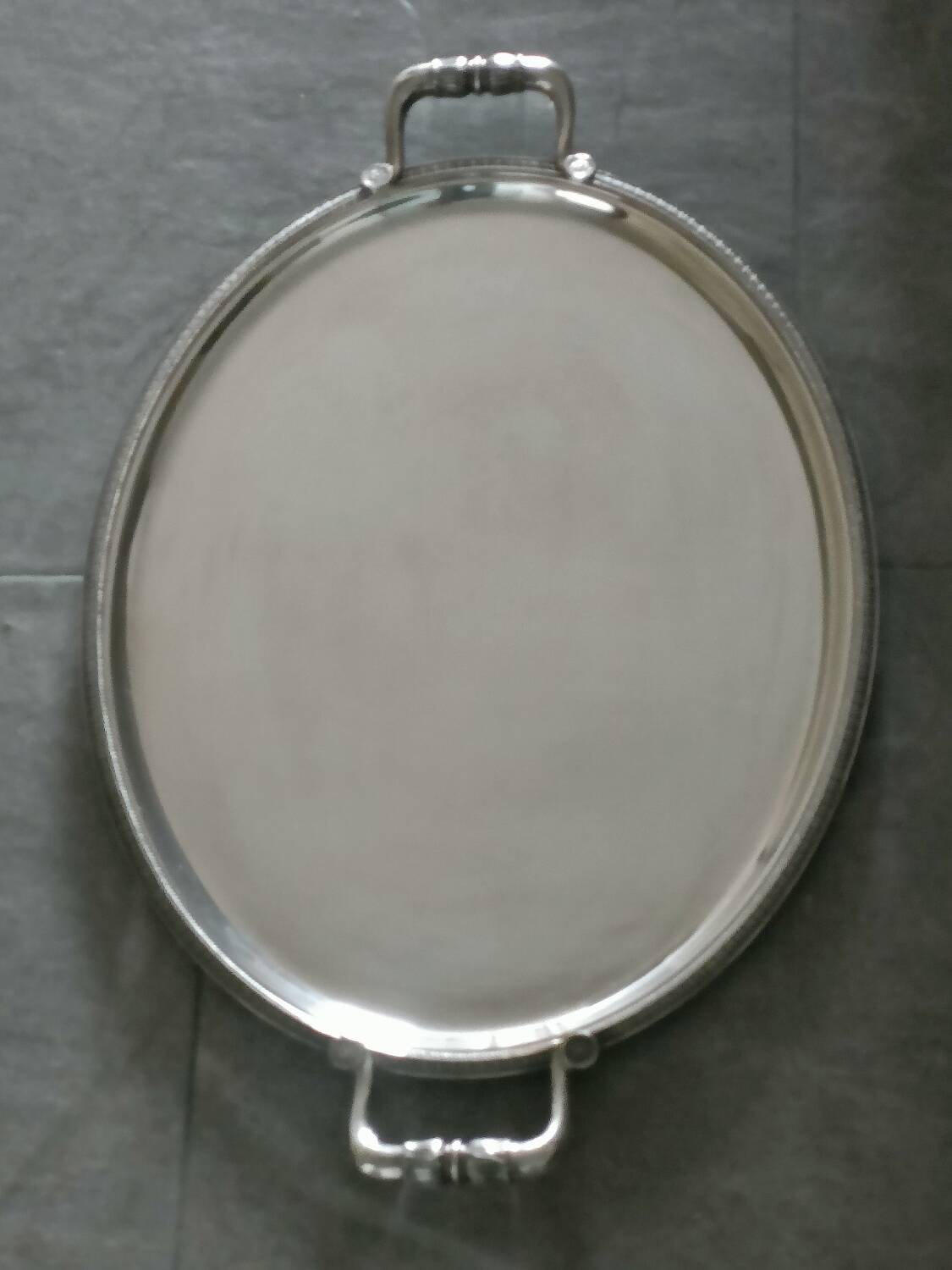 Large Christofle Malmaison tray