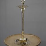 Lustre en verre Art Déco, Kamenicky Senov, années 1930