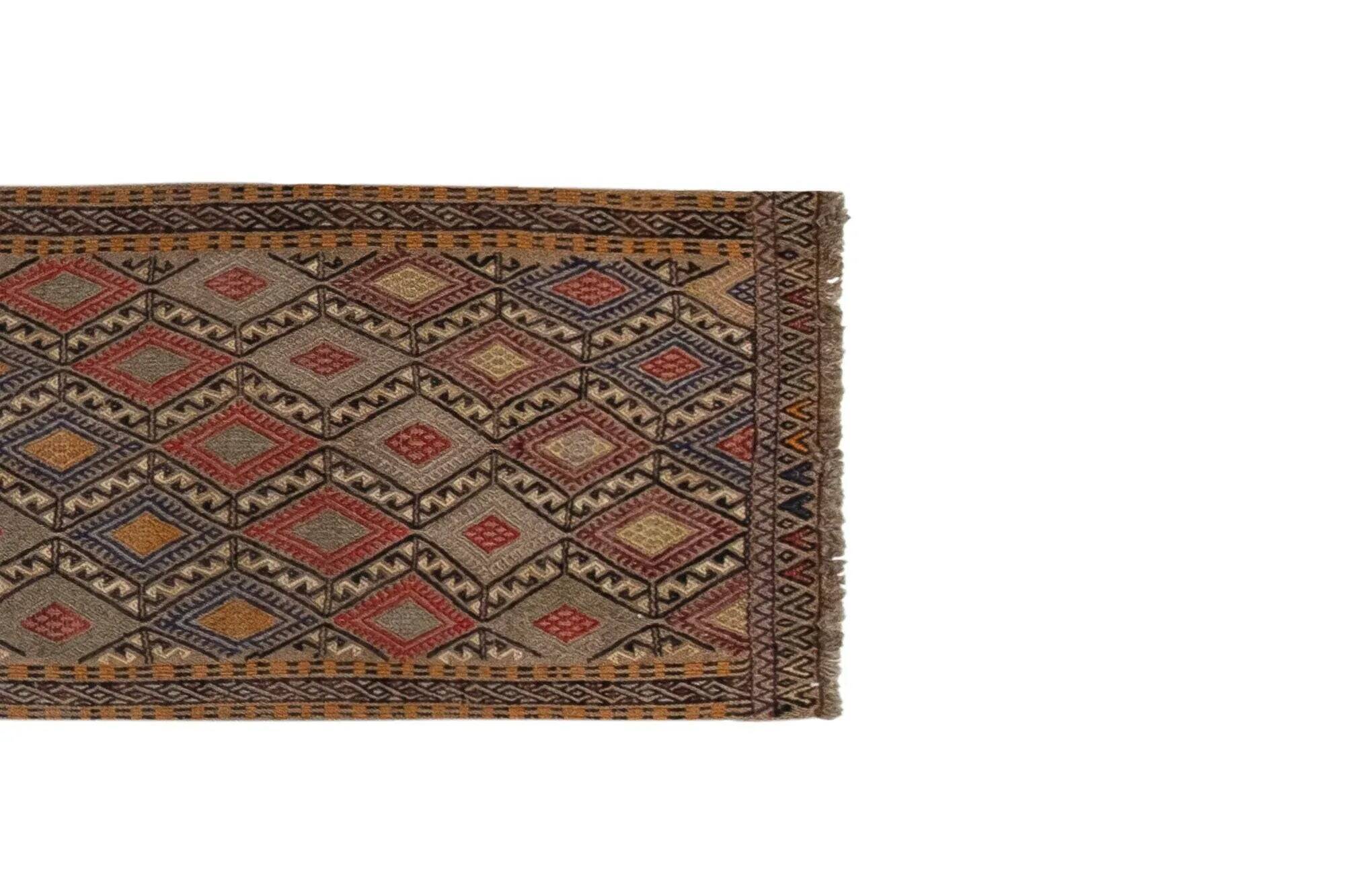 Vintage Turkish hallway rug 52x420 cm