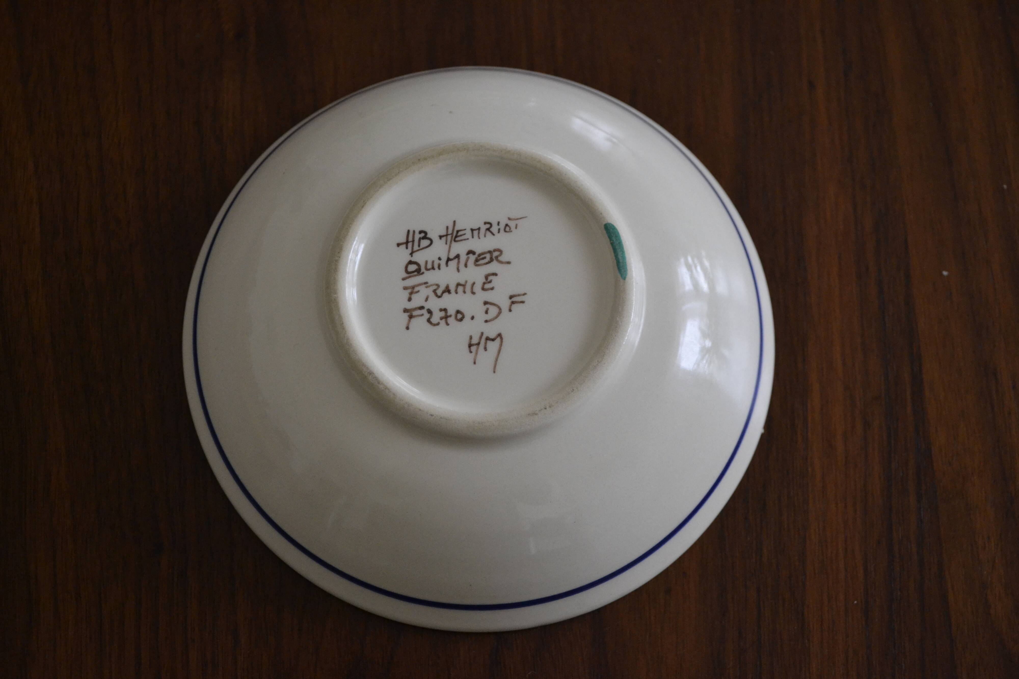 Plat creux Henriot