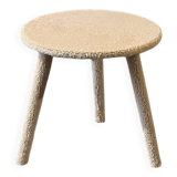 Sheepskin coffee table