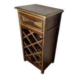 Stylish cabinet bottle rack
