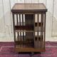 1930s mahogany revolving bookcase