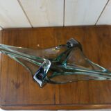 Vintage glass fruit bowl