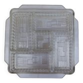 Plateau en verre et ses raviers
