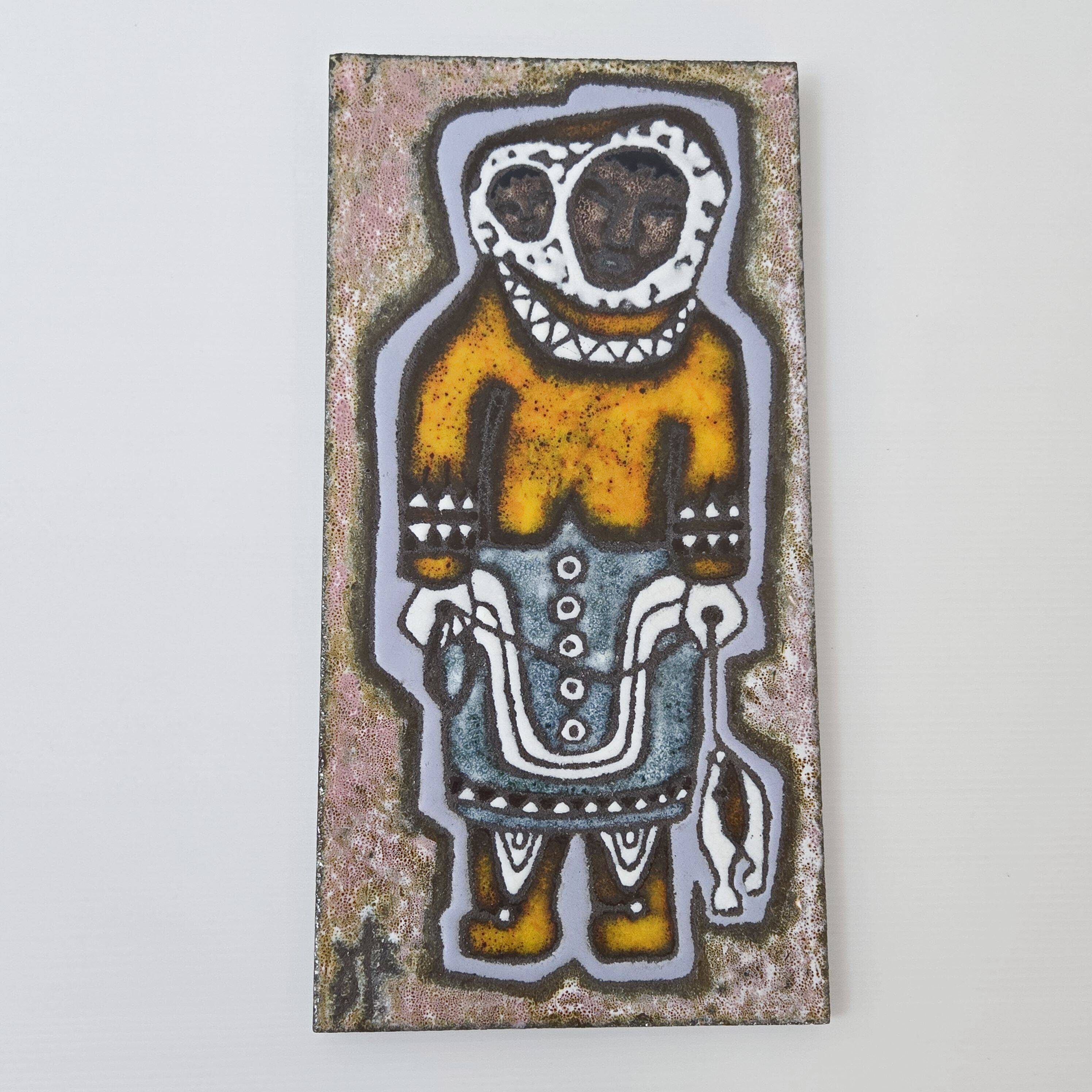 Vintage Inuit wall decoration, 1960s