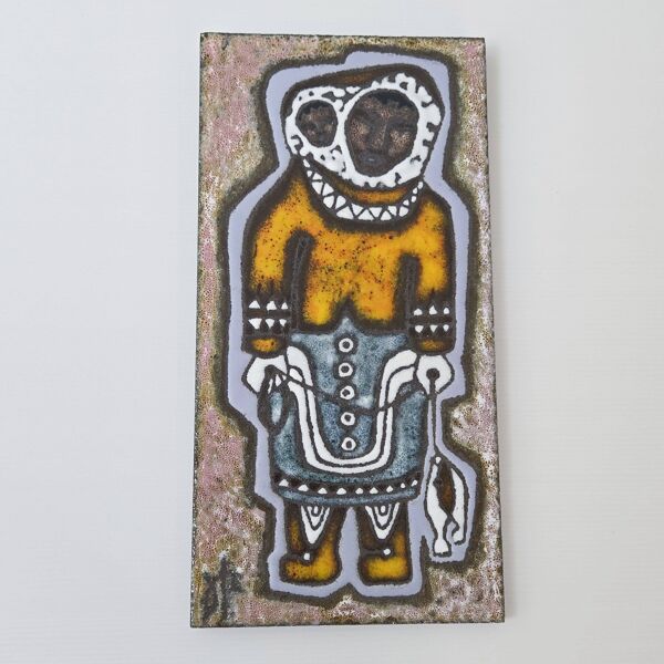 Décoration murale vintage inuit, 1960