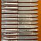 Christofle Atlantide model 12 table knives 24.5 cm very good condition