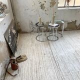 Trio of 70s chrome consoles