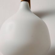 MK10987 Teak and glass wall lamp by Uno & Östen Kristiansson for Luxus