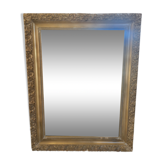 Gilded wooden mirror Napoleon III