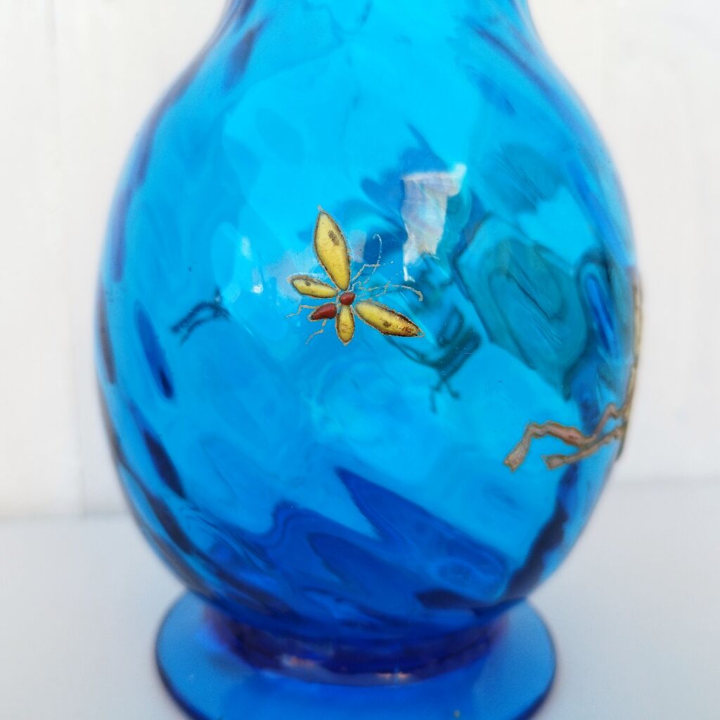 vintage Legras enamelled bottle