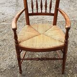 Straw armchair
